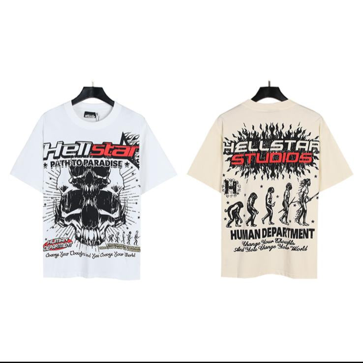 Hellstar “Path to Paradise” Human Department Tee – White