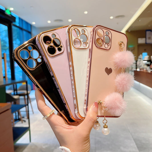 Soft Wristband Heart Mobile Cover